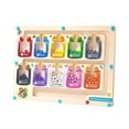 Color And Number Maze Board Montessori Kids Learning Educational