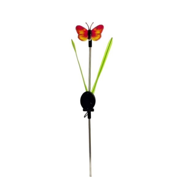 Color Art Sculpture Solar Stake Lights Flexible Decor Rod Warm LED Waterproof Outdoor Garden Lawn Pathway Landscape Ground Lamps
