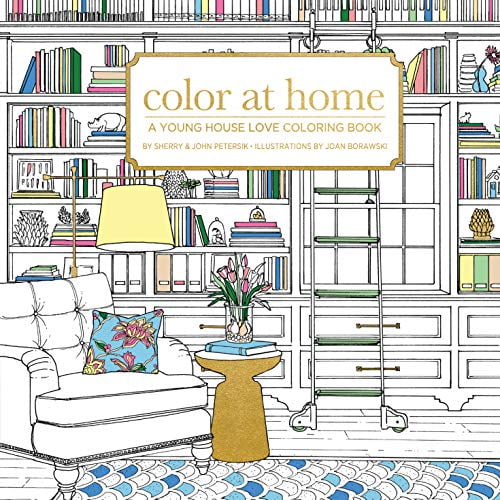 Pre-Owned Color at Home: A Young House Love Coloring Book (Paperback) 1944515097 9781944515096