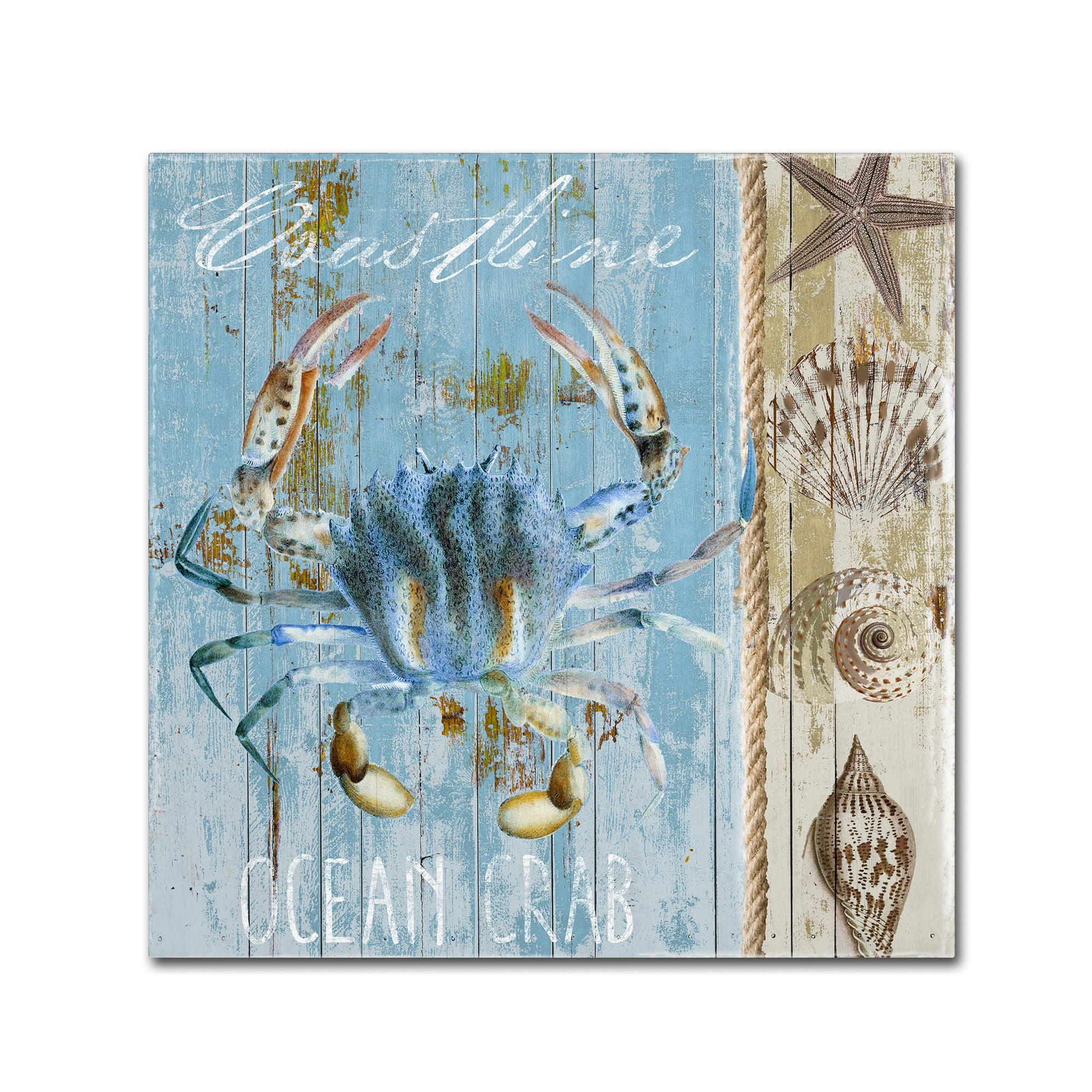 Color Bakery 'Blue Crab II' Canvas Art