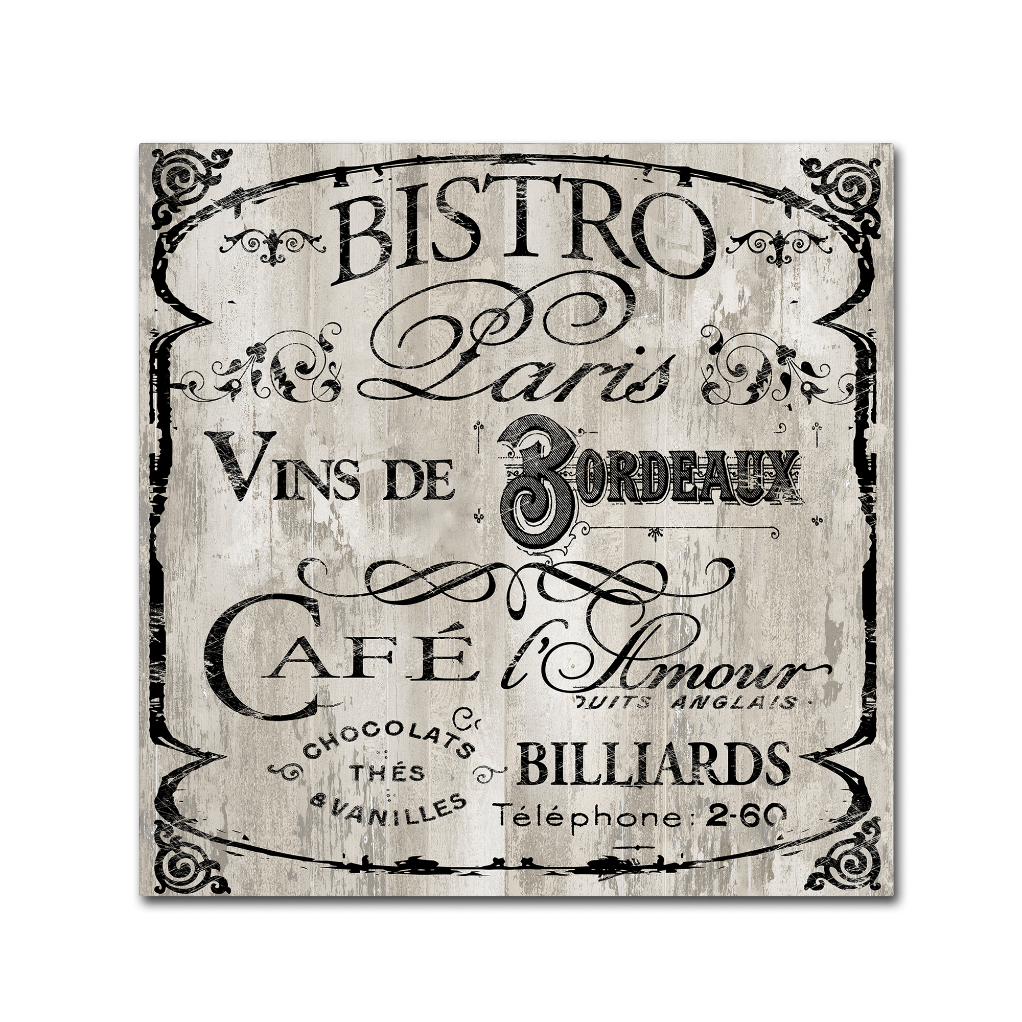 Color Bakery 'Paris Bistro III' Canvas Art