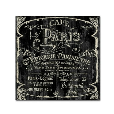 Color Bakery 'Paris Bistro VI' Canvas Art