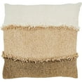 thumbnail image 1 of Color Band Fringe Poly Filled Pillow, 1 of 4