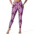 thumbnail image 1 of Color Baroque Floral Leggings Vintage Flower Romance Fitness Yoga Pants Women Push Up Retro Sports Tights Design Yoga Legging, 1 of 6