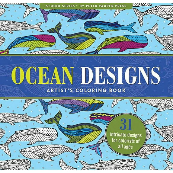 Color Bk Ocean Designs (Paperback)
