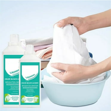 Color Bleach Laundry Brighten Whiten Laundry Sanitizer & Scent Booster Laundry Odor Eliminator Kills Bacteria & Viruses Gentle on Fabric