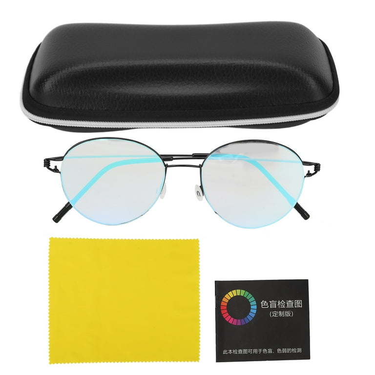 Color Blind Glasses Indoor Outdoor Stainless Steel PC Red Green Color Blindness Correcting Glasses