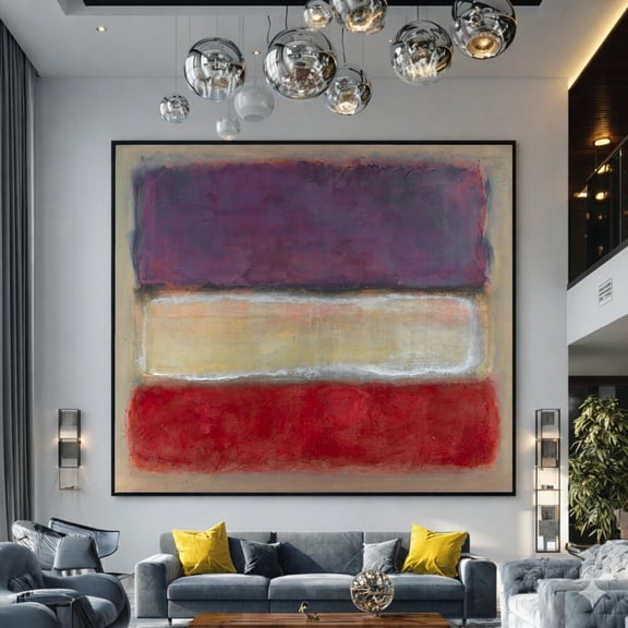 Color Block Art Print Mark Rothko Style Modern Wall Decor Wall Art