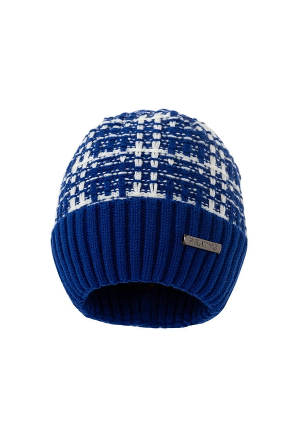Color Block Cuffed Beanie Hat for Women Knitted Winter Wool Beanies Skull Cap Warm Watch Hat
