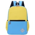 thumbnail image 1 of Color Block Diamond Patch Primary Elementary Backpack Side Mesh Water Bottle Pocket Lightweight Waterproof Teen Back To School Casual Bookbag, 1 of 9