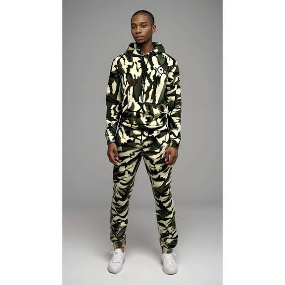 Color Block Fleece Sweatsuits (Men's)