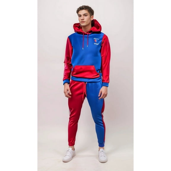 Color Block Fleece Sweatsuits (Men's)