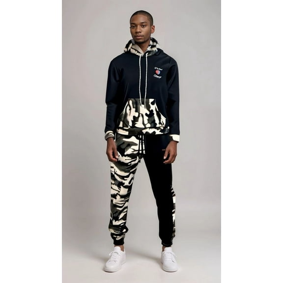 Color Block Fleece Sweatsuits (Men's)