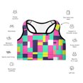 thumbnail image 1 of Color Block Padded Sports Bra (Black, XS), 1 of 1