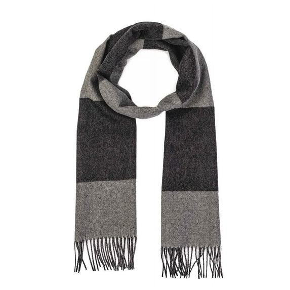 Inca Fashions - Extra Long Color Block Alpaca Wool Scarf for Men