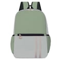 thumbnail image 1 of Color Block Stripe Backpack Primary School Middle Elementary Lightweight Multi Pocket Breathable Straps Waterproof Elementary Back To School Casual Bookbag, 1 of 3