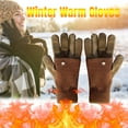 thumbnail image 1 of Color Block Winter Knit Gloves - Women's Warm Wool Touchscreen Mittens, Cold-Weather Cycling Gloves Two-Tone Outdoor Fashion Accessories, 1 of 5