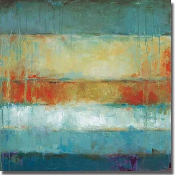 Color Block by Wani Pasion Premium Stretched Canvas Wall Art