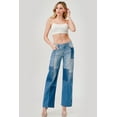 thumbnail image 1 of Color Blocked Patch Me up Combo Wide Leg Jean, 1 of 3