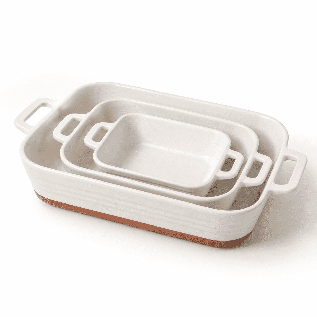 Color Blocking 13x9 Casserole Dishes Set, Ceramic Rectangular Baking ...