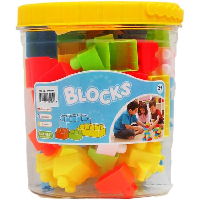 Color Blocks, Assorted Color - Case of 12 - Pack of 12 - 55 Piece ...