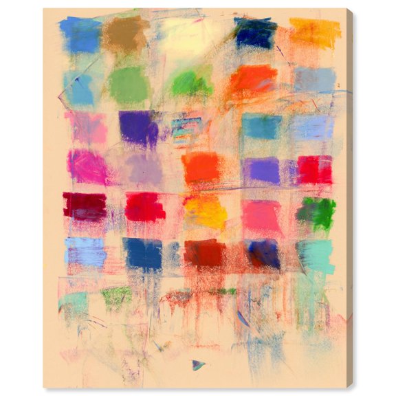 Color Blocks Canvas Maximalist Abstract by Art Remedy, Gallery Wrapped, 20 x 24