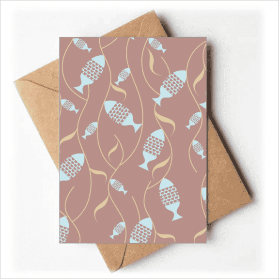 Color Blocks Fishes Aquatic s Greeting Cards You are Invited Invitations