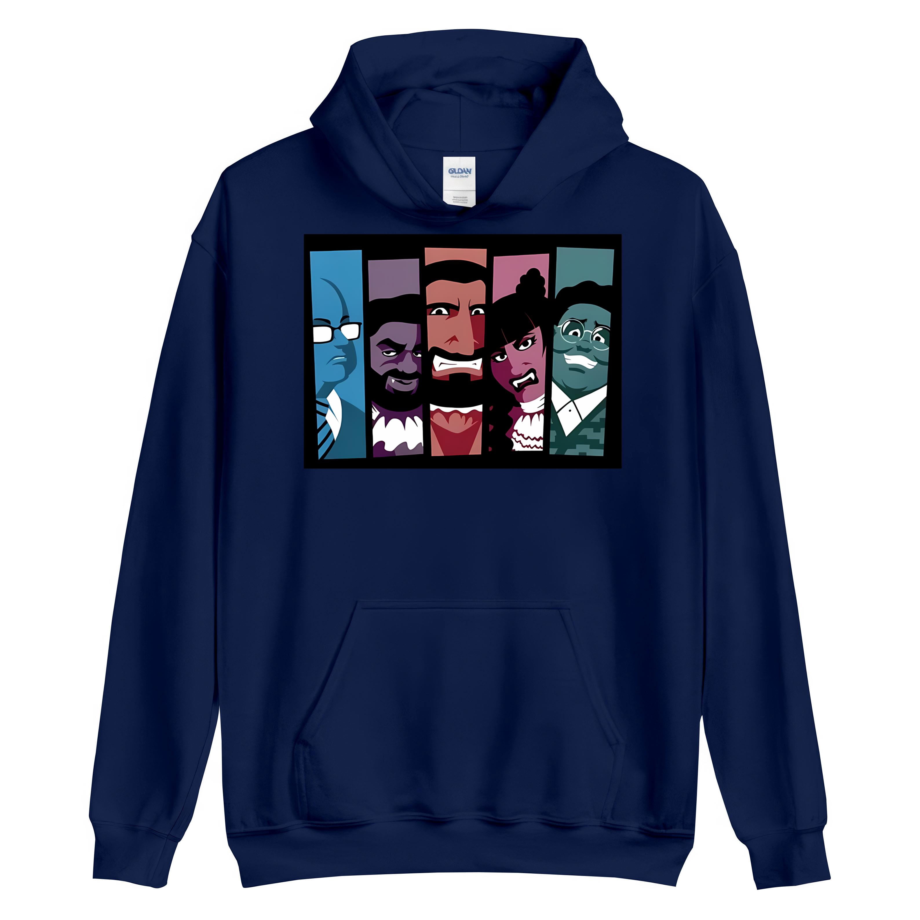 Color Blocks What We Do In The Shadows Unisex Vintage T-Shirt, We Do In