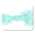 thumbnail image 1 of Color Blue Watercolour Abstract Watercolor Hand Paint on White Colorful Splash Stain Mousepad Mouse Pad Mouse Mat 9x10 inch, 1 of 3