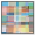 Color Board 2 Canvas Retro Geometric Abstract Wall Art by Art Remedy