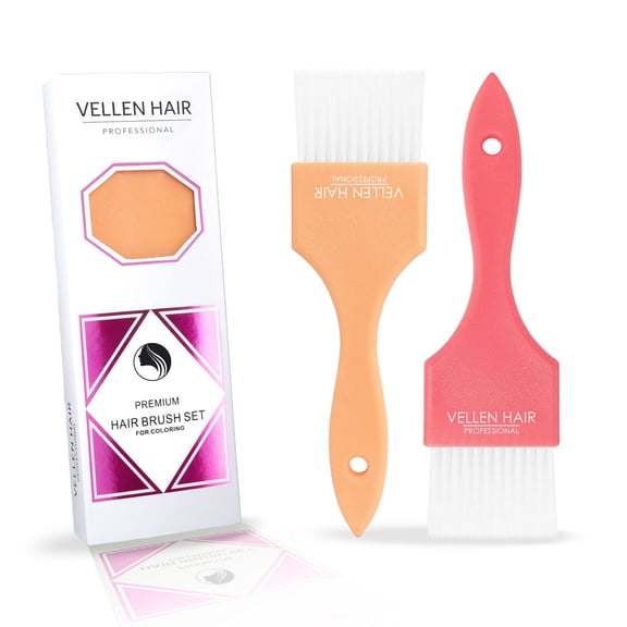 Color Brush - 2 Pack - Peach/Orange