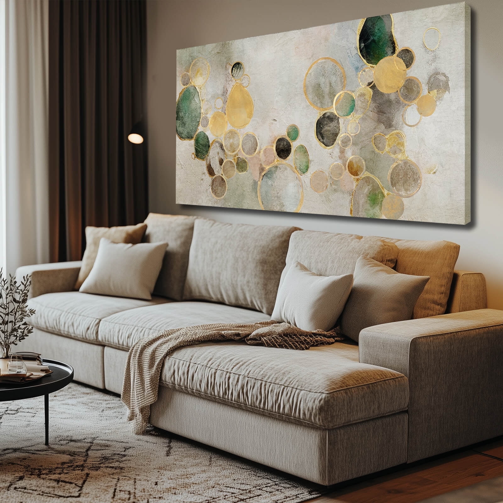 Color Bubble Wall Art Posters Geometric Canvas Painting 24