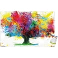 thumbnail image 1 of Color Bursting Tree Wall Poster, 14.725" x 22.375", 1 of 3