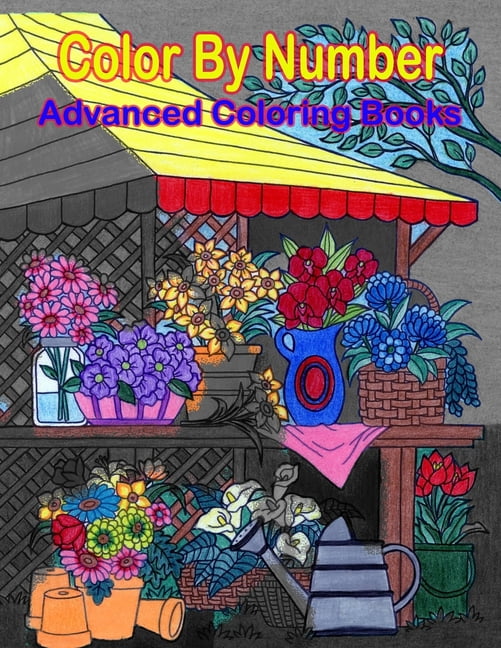 Color By Number Advanced Coloring Books 50 Unique Color By Number