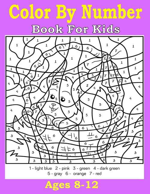 Barnes and Noble Color By Number Coloring Book For Kids: Coloring Activity  Book for Kids: A Jumbo Childrens Coloring Book with 50 Large Images (kids  coloring books ages 8-12)
