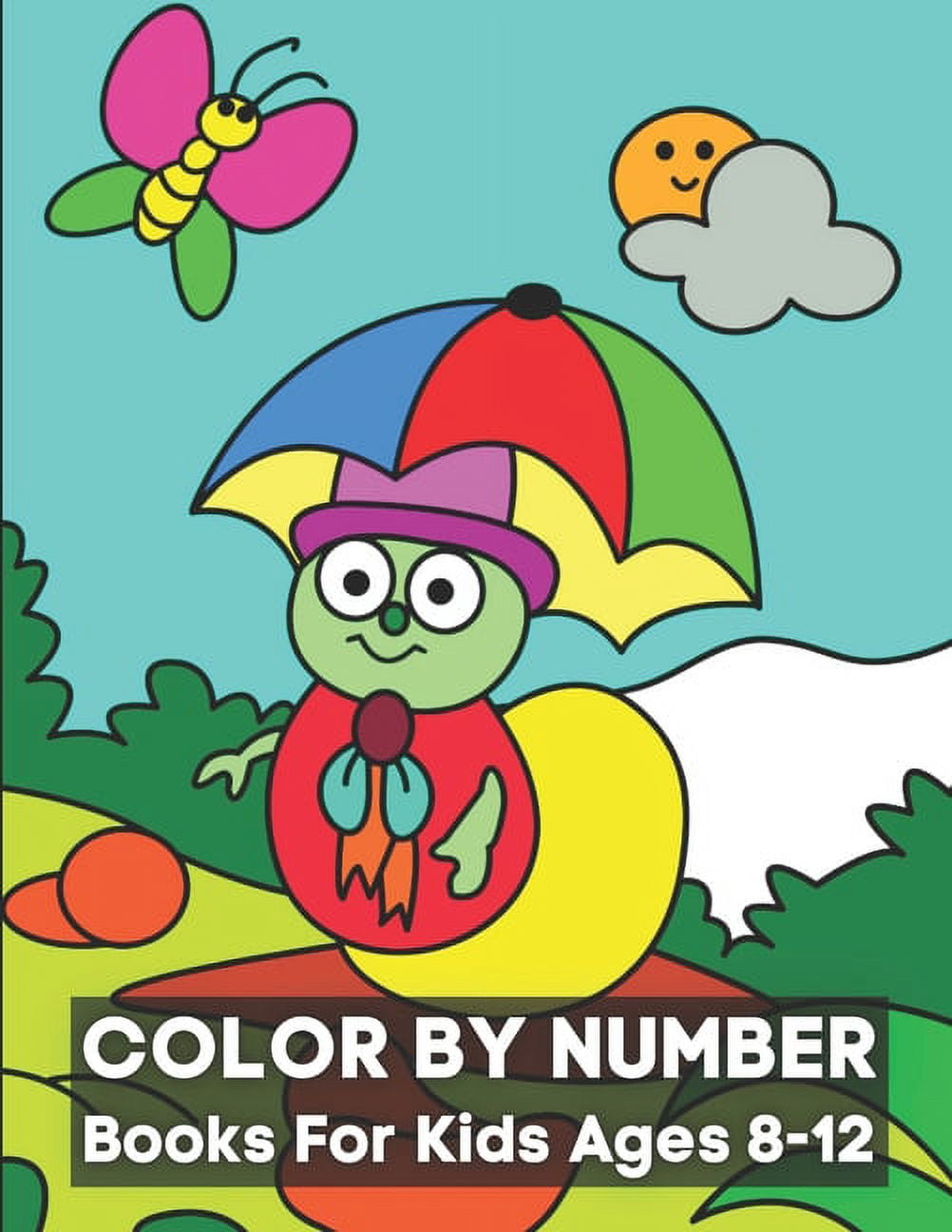 Color By Number Books For Kids Ages 812 Stress Relieving Designs for