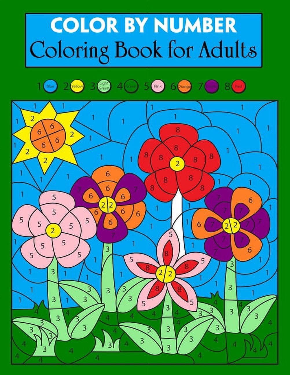 Simple and Easy Adult Color By Numbers Coloring Book of Yarn: Easy Color By  Number Coloring Book for Adults of Yarn With Knitting, Crocheting, Quiltin  (Paperback)