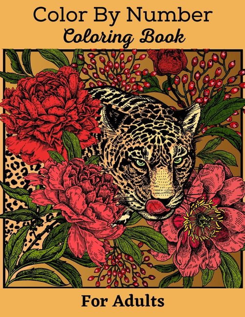 Adult Color by Number Coloring Book: Jumbo Mega Coloring by Numbers  Coloring Book Over 100 Pages of Beautiful Gardens, People, Animals,  Butterflies an (Paperback)