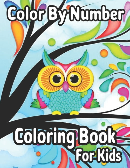 Color By Number Coloring Book For Kids 50 Unique Color By Number