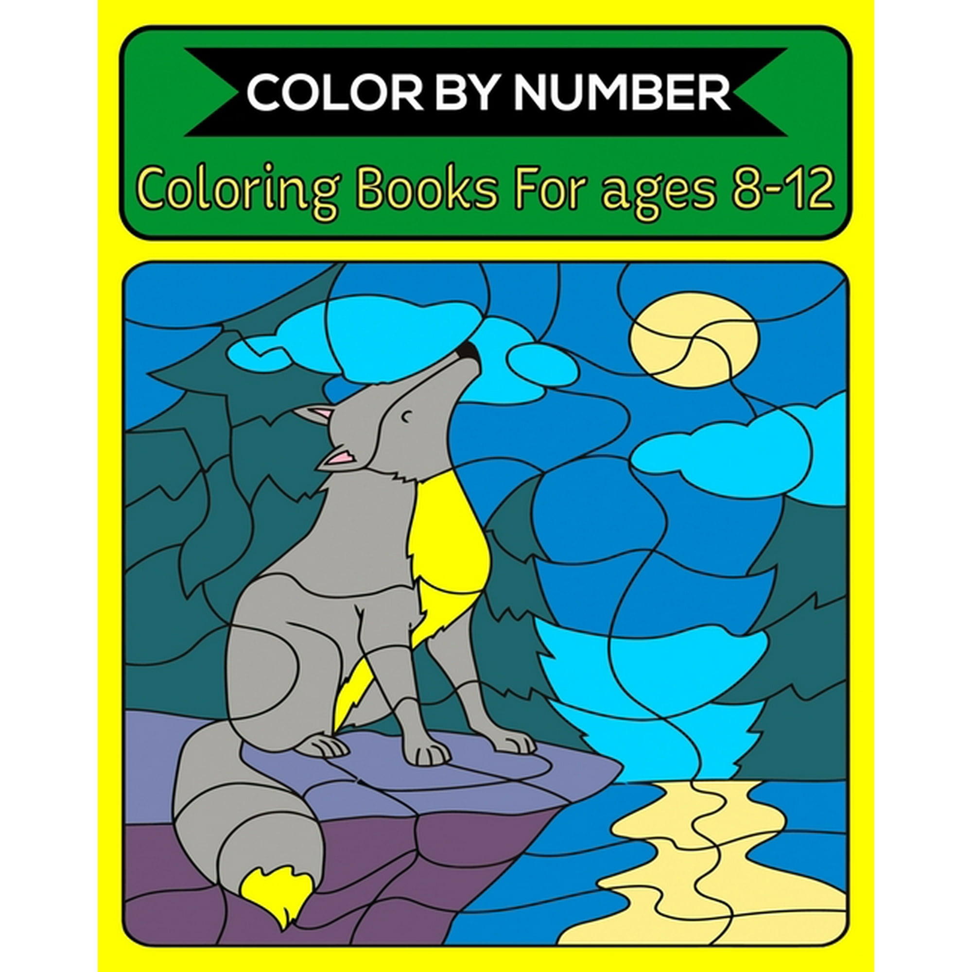 Color By Number Books For kids ages 8-12: 50 Unique Color By Number Design  for drawing and coloring Stress Relieving Designs for Adults Relaxation Cre  (Paperback), Octavia Books