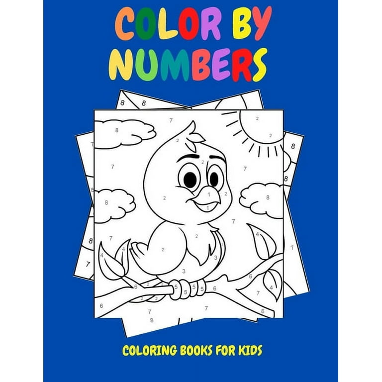 printable color by numbers coloring pages