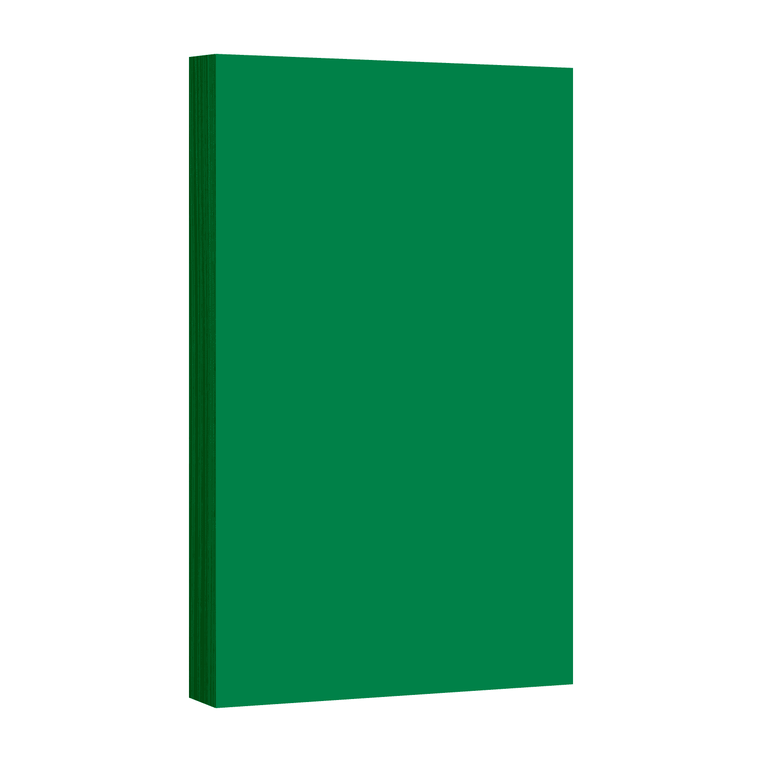 Bright Color Card Stock - 65lb Cover - 8 1/2" x 5 1/2" (Half Letter Size) - 50 Sheets Per Pack (Green)