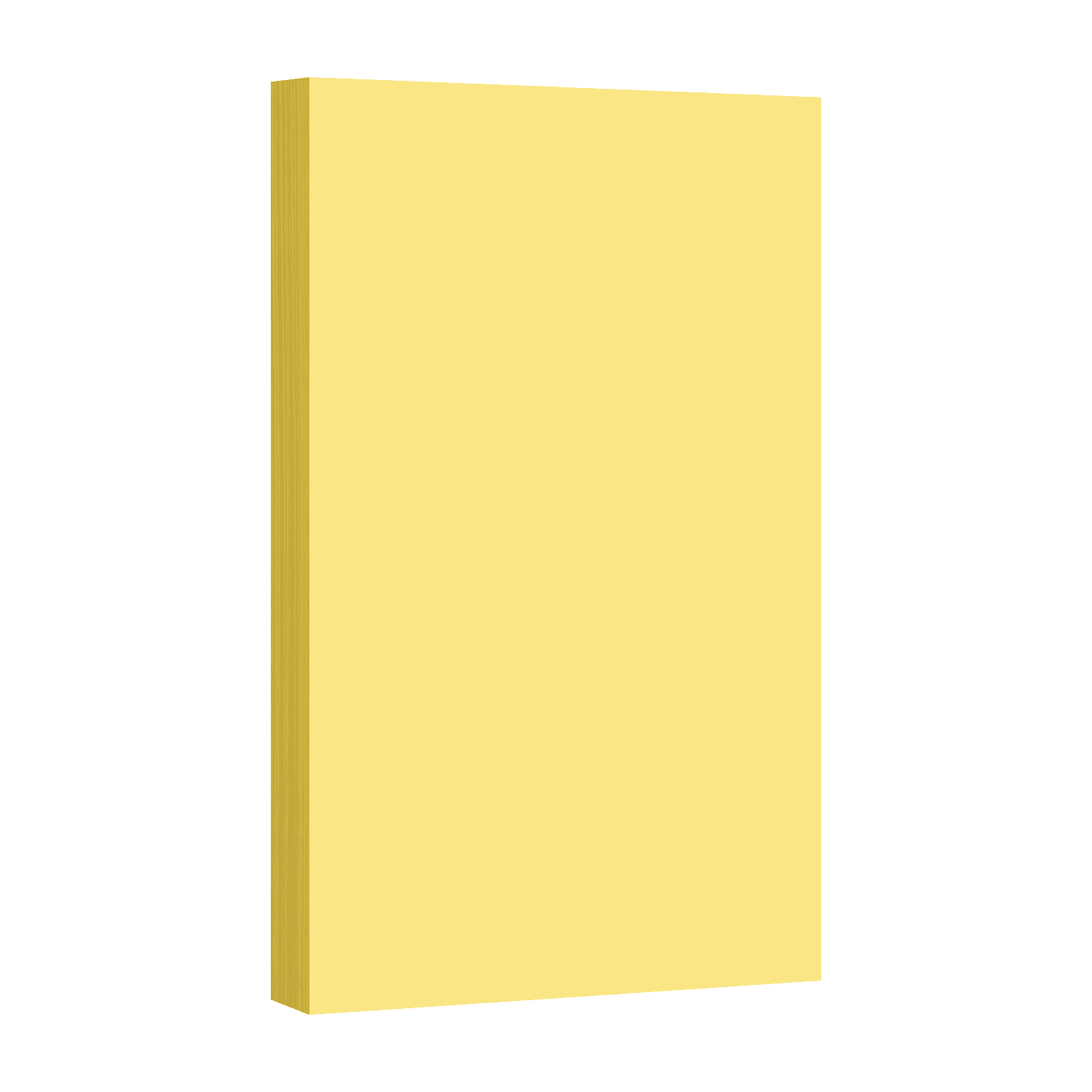Pastel Color Card Stock - 65lb Cover - 8 1/2" x 5 1/2" (Half Letter Size) - 50 Sheets Per Pack (Buff)