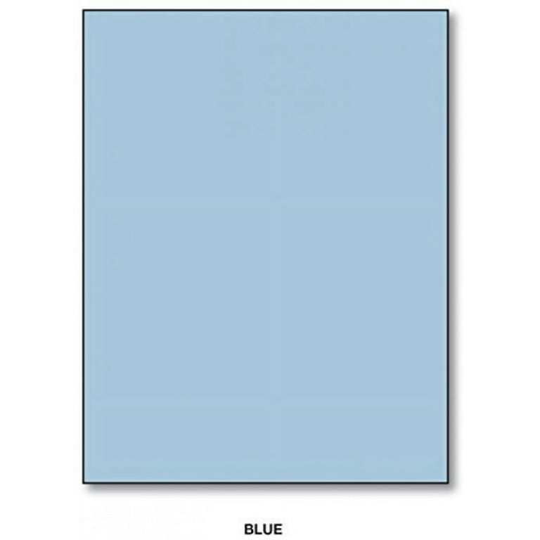 Bright Color Card Stock Paper, 65lb. 8.5 X 11 Inches - 50 Sheets Per Pack  (Sea blue) 
