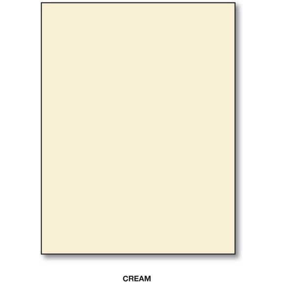 Color Card Stock 65lb. Cover Size 8 1/2" X 5 1/2" Sheets (Half Letter Size) 50 Sheets Per Pack (Sea Blue)