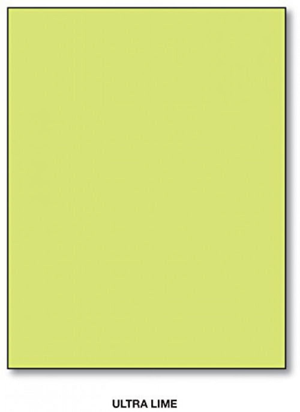 Astrobrights Ledger 65lb Colored Cardstock Tabloid Size 11 x 17 Yellow  Recycled 