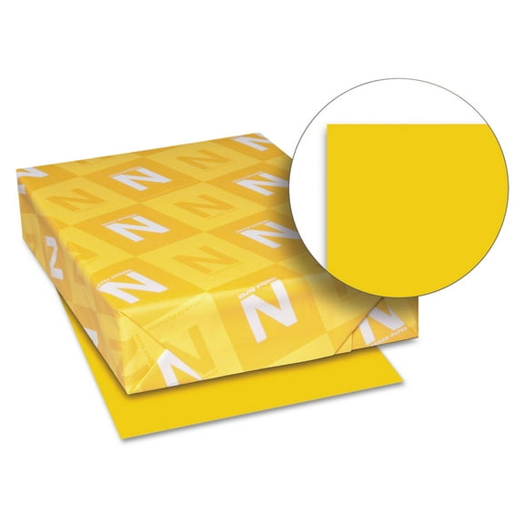 Astrobrights Card Stock, 8-1/2 x 11 Inches, 65 lbs, Galaxy Gold, Pack of 250