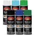 thumbnail image 1 of Color Care Multi-Surface Enamel Spray Paint and Rust Inhibitor, Cool Colors Mix, 12 oz, 6-Pack, 1 of 3