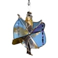 thumbnail image 1 of Color Catcher,Twirl It Ornament Spinner,Handmade Stained Glass Spinner, Dancing Pattern for Stained Glass Spinner Memphis Melody Spinner, Kinetic Dancing Pattern DIY Sunlight Catcher, Artistic, 1 of 9