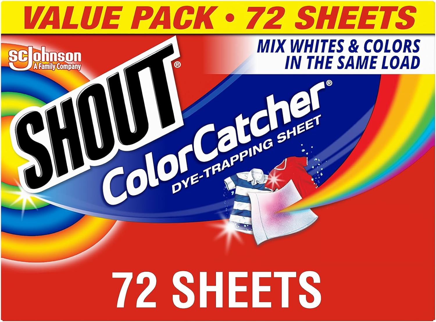 Color Catchers for Laundry, ow Mixed Washes, Prevents Color Runs and ...
